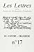 Immagine del venditore per les lettres de la société de psychanalyse freudienne n .17 ; le contre-transfert" [FRENCH LANGUAGE - Soft Cover ] venduto da booksXpress