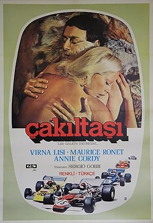 "LES GALETS D'ETRETAT" Réalisé par Sergio GOBBI en 1971 avec Maurice RONET, Virna LISI / Affiche ...