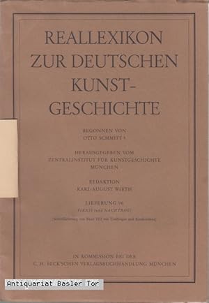 Seller image for Reallexikon zur Deutschen Kunstgeschichte, Lieferung 96. for sale by Antiquariat Basler Tor