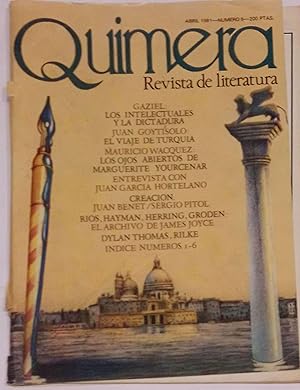 Imagen del vendedor de Quimera. N. 6. a la venta por ARREBATO LIBROS