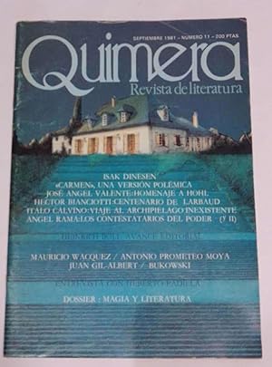 Imagen del vendedor de Quimera. N. 11. a la venta por ARREBATO LIBROS