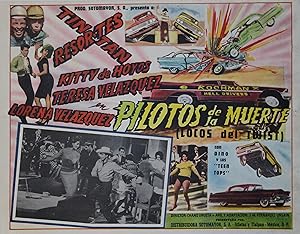 "PILOTOS DE LA MUERTE" Réalisé par Chano URUETA en 1962 avec TIN-TAN, RESORTES, Kitty de HOYOS, T...