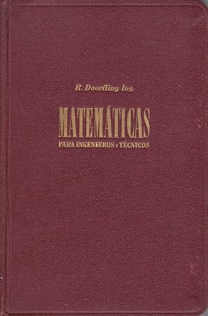 TRATADO DE MATEMÁTICAS PARA INGENIEROS Y TÉCNICOS