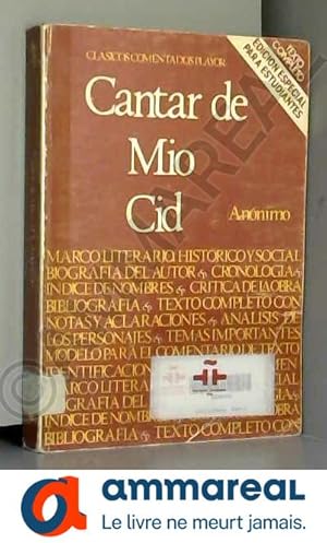 Bild des Verkufers fr Cantar de mio cid zum Verkauf von Ammareal