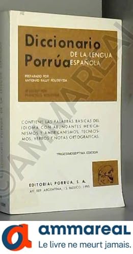 Imagen del vendedor de Diccionario Porrua de la Lengua Espanola a la venta por Ammareal