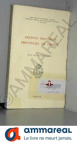 Bild des Verkufers fr Archivo Historico Provincial de Orense: gua del investigador zum Verkauf von Ammareal