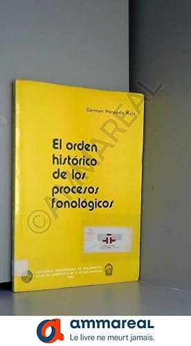 Imagen del vendedor de Orden historico de los procesos fonologicos, el a la venta por Ammareal
