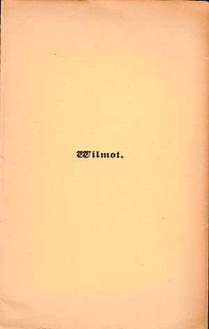 Bild des Verkufers fr The Wilmot Family of New Haven, Conn zum Verkauf von Kenneth Mallory Bookseller ABAA