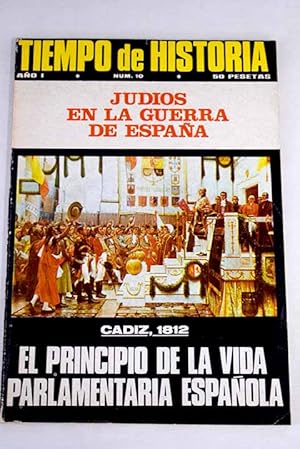 Seller image for TIEMPO DE HISTORIA. AO I, N.10:: Carta abierta a Edward Malefakis; El poder econmico en Espaa (1939-1970); Las coplas del desastre; Las relaciones Iglesia-Estado; "La "vuelta" de los clsicos; Espaa 1945; Premio Lope de Vega 1975: "De San Pascual a San Gil"; La actualidad de la novela por entregas; Zeppelin, 75 aniversario del primer dirigible rgido; Sacco y Vanzetti: Las tres ltimas cartas; El asesinato legal de Sacco y Vanzetti; Historia de Jos Hermida, aristcrata aldeano y librepensador; Sobre un presunto soneto de Ventura de la Vega (1854). Poesa y poltica en el XIX; Las ocho constituciones de Espaa: Cdiz, 1812: dramticos orgenes de la vida parlamentaria espaola; Judos en la Guerra de Espaa for sale by Alcan Libros