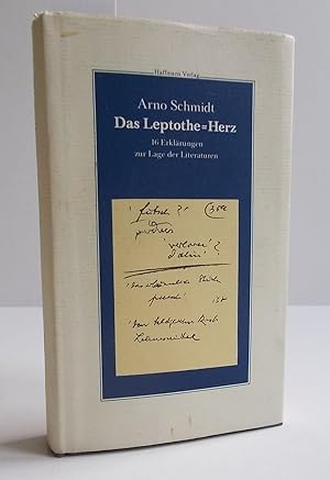 Image du vendeur pour Das Leptothe-Herz (16 Erklrungen zur Lage der Literaturen) mis en vente par Antiquariat Zinnober