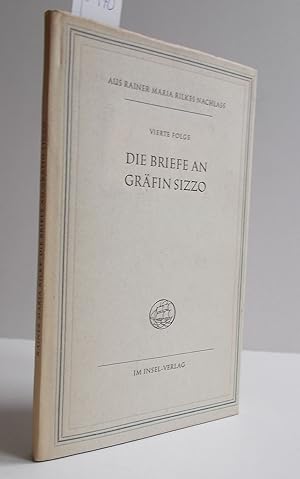 Bild des Verkufers fr Die Briefe an Grfin Sizzo 1921 - 1926 zum Verkauf von Antiquariat Zinnober