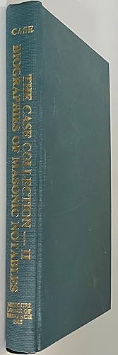 Seller image for The Case Collection Biographies of Masonic Notables (Volume 2) for sale by Books Galore Missouri