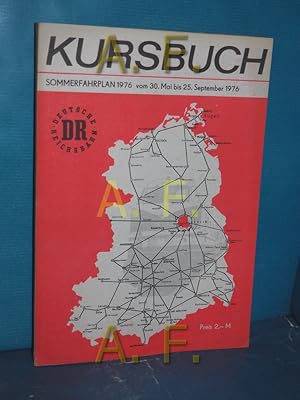 Seller image for Kursbuch der Deutschen Reichsbahn, Binnenverkehr, Sommerfahrplan 1976 vom 30.Mai bis 25. September 1976 for sale by Antiquarische Fundgrube e.U.