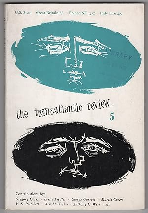 Seller image for The Transatlantic Review 5 (December 1960) for sale by Philip Smith, Bookseller