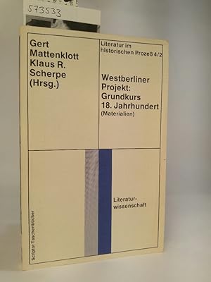 Seller image for Westberliner Projekt: Grundkurs 18. Jahrhundert (Materialien) for sale by ANTIQUARIAT Franke BRUDDENBOOKS