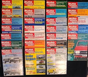Auto Motor und Sport, Nr.1 bis 26, 1972 (Jahrgang komplett)