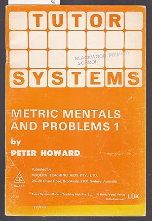 Tutor Systems : Metric Mentals and Problems 1 : For Use with Tutor Systems 24 Tile Pattern Board