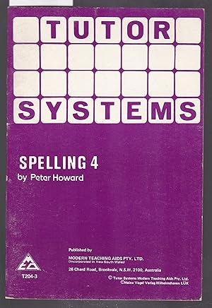 Tutor Systems : Spelling 4 : For Use with Tutor Systems 24 Tile Pattern Board