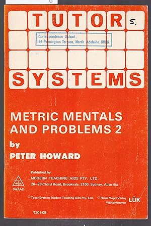 Tutor Systems : Metric Mentals and Problems 2 : For Use with Tutor Systems 24 Tile Pattern Board