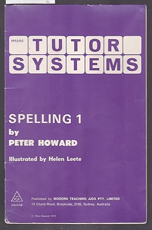 Tutor Systems : Mini Tutor Systems : Spelling 1 : For Use with Mini Tutor Systems 12 Tile Board