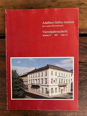 Bild des Verkufers fr Vierteljahresschrift Jahrgang 34, 1985, Folge 1/2 zum Verkauf von Antiquariat Liber Antiqua