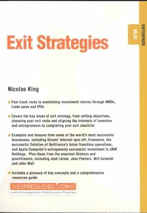 Image du vendeur pour Exit Strategies : Enterprise 02.07 mis en vente par GreatBookPrices