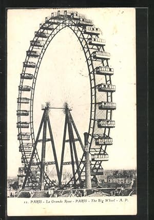 Immagine del venditore per Ansichtskarte Paris, Grande Roue de Paris, The Big Wheel venduto da Bartko-Reher