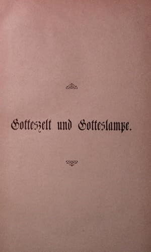 Seller image for Gotteszelt und Gotteslampe. Eucharistische Predigten. for sale by Antiquariat Bookfarm