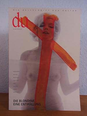 Bild des Verkufers fr du. Die Zeitschrift der Kultur. Heft Nr. 697, Juli 1999. Titel: Die Blondine. Eine Enthllung zum Verkauf von Antiquariat Weber