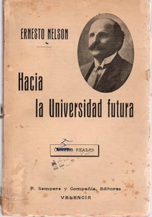 Imagen del vendedor de Hacia la universidad futura . a la venta por Librera Astarloa