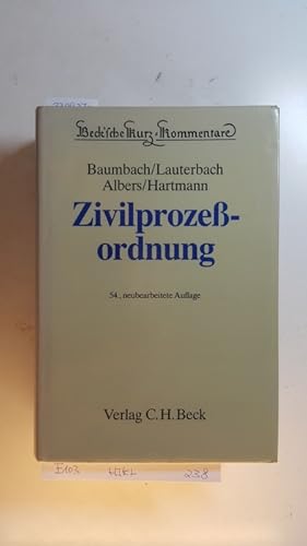 Seller image for Zivilproze�ordnung : mit Gerichtsverfassungsgesetz und anderen Nebengesetzen for sale by Gebrauchtb�cherlogistik  H.J. Lauterbach