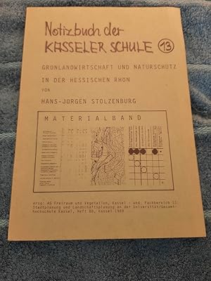 Seller image for Notizbuch der Kasseler Schule 13: Grnlandwirtschaft und Naturschutz in der hessischen Rhn. Materialband. for sale by Aderholds Bcher & Lots