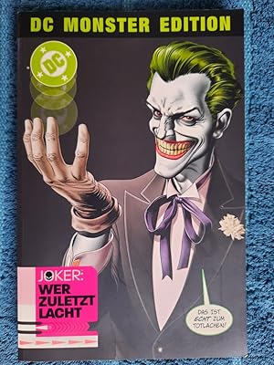 Immagine del venditore per DC MONSTER EDITION Bd. 1, Joker - Wer zuletzt lacht venduto da Aderholds Bcher & Lots