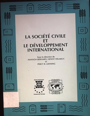 Seller image for La Societe Civile et Le Developpement International. for sale by books4less (Versandantiquariat Petra Gros GmbH & Co. KG)