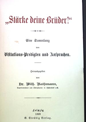 Seller image for Strke deine Brder!": Eine Sammlung Diktations-Predigten und Ansprachen. Pfarr - Bibliothek; Band 43 for sale by books4less (Versandantiquariat Petra Gros GmbH & Co. KG)