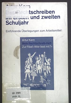 Imagen del vendedor de Das Rechtschreiben im ersten und zweiten Schuljahr. Einfhrende berlegungen zum Arbeitsmittel "Mein Rechtschreib-Heft". a la venta por books4less (Versandantiquariat Petra Gros GmbH & Co. KG)