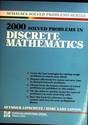 Seller image for 2000 Solved Problems in Discrete Mathematics. for sale by books4less (Versandantiquariat Petra Gros GmbH & Co. KG)