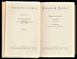 Deutsche Kulturbücherei, Bd. 11: Friedrich Hebbel : Geleitwort des Herausgebers. Hebbels Leben vo...