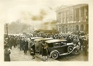 "RALLYE AUTOMOBILE DE MONTE-CARLO 1932" Photo de presse originale G. DEVRED Agence ROL Paris (1932)