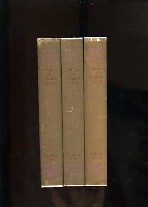 MUSIC IN LONDON 1890-94 (Three Volume Set)