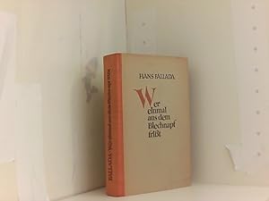 Bild des Verkufers fr Hans Fallada: Wer einmal aus dem Blechnapf frit zum Verkauf von Book Broker