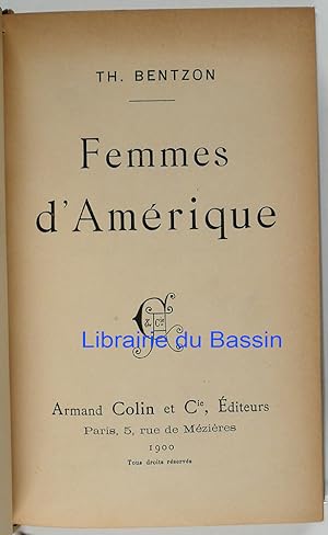 Imagen del vendedor de Femmes d'Amrique a la venta por Librairie du Bassin