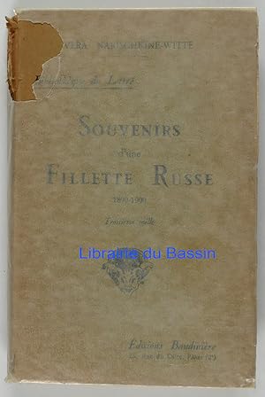 Seller image for Souvenirs d'une fillette russe 1890-1900 for sale by Librairie du Bassin