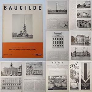 Baugilde. Zeitschrift der Fachgruppe Architekten in der Reichskammer der bildenden Künste. 23. Ja...