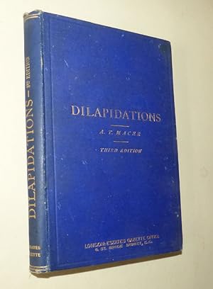 DILAPIDATIONS: Law and Practice