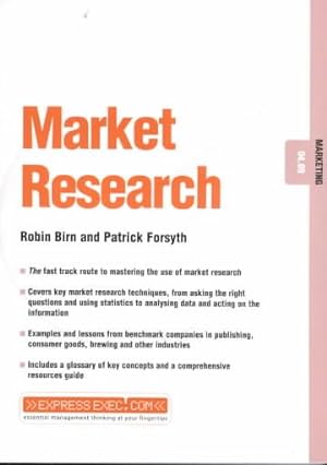 Imagen del vendedor de Market Research a la venta por GreatBookPrices