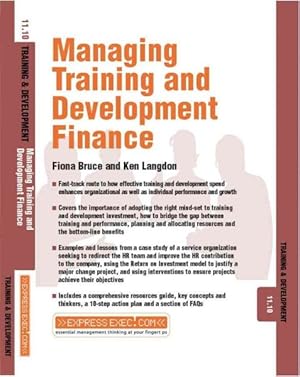 Seller image for Managing Training and Development Finance : Training and Development 11.10 for sale by GreatBookPrices