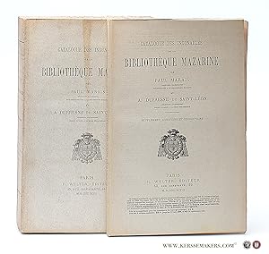 Bild des Verkufers fr Catalogue des incunables de la bibliothque Mazarine & Supplment, additions et corrections [ 2 volumes ]. zum Verkauf von Emile Kerssemakers ILAB