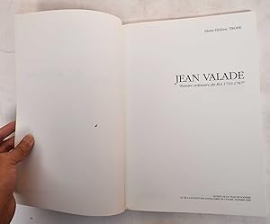 Image du vendeur pour Jean Valade, "peintre ordinaire du roi, 1710-1787" mis en vente par Mullen Books, ABAA