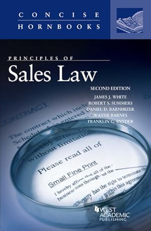 Imagen del vendedor de Principles of Sales Law a la venta por GreatBookPrices